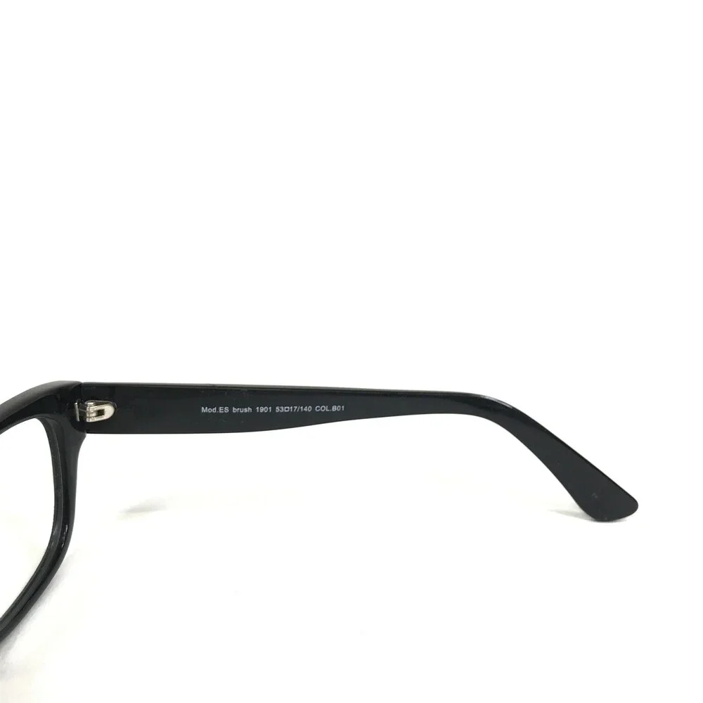 Eye Society Eyeglasses Frames brush 1901 COL.B01 Black Wood Grain 54-17-140